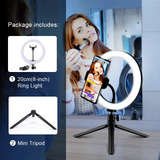 Harfshaw light ring for selfie photography